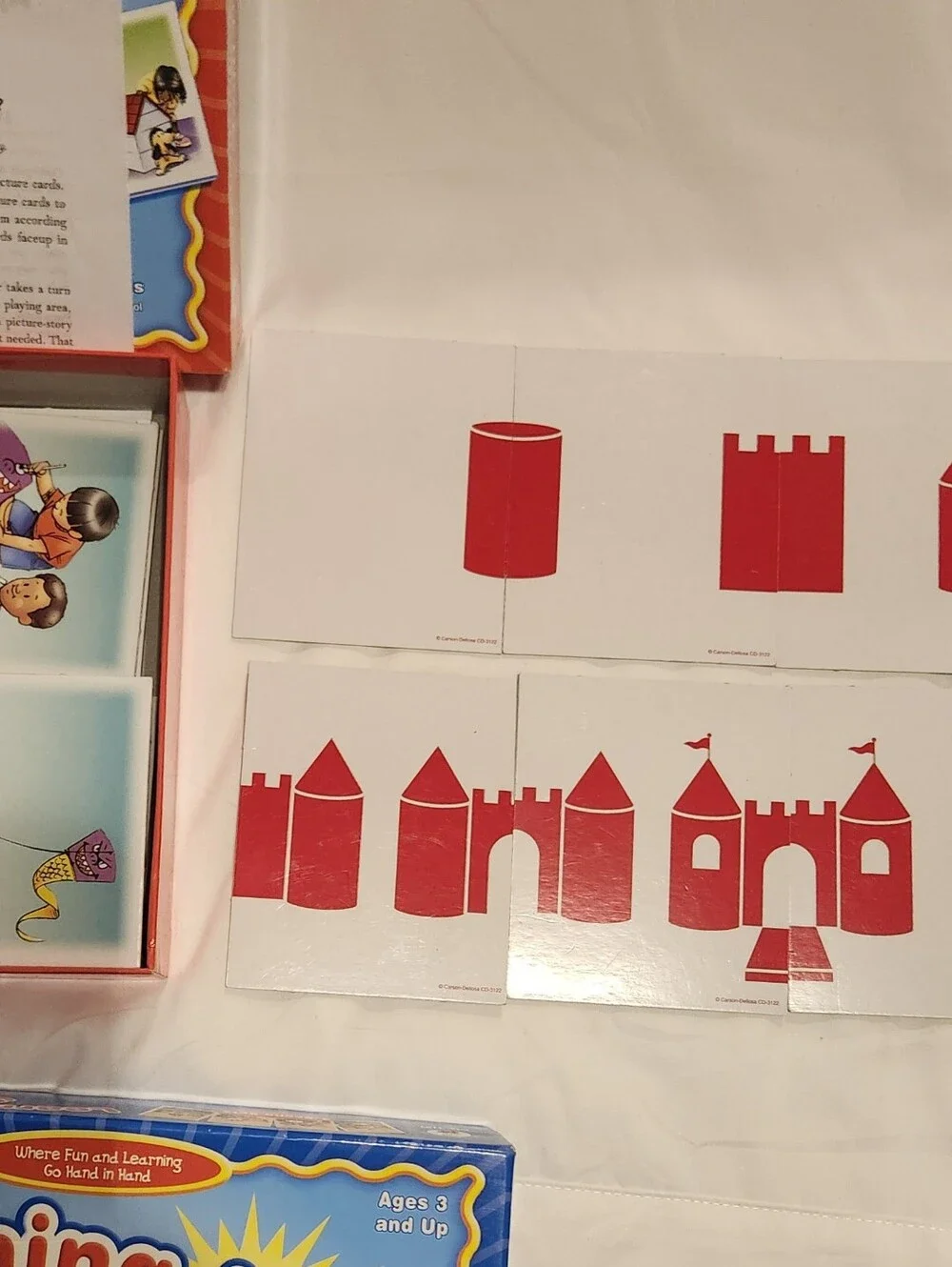Learning To Sequence 6-Scene & 4-Scene Sets Learning Cards Set Of 2